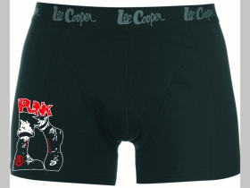 Punk boty čierne trenírky BOXER s tlačeným logom, top kvalita 95%bavlna 5%elastan